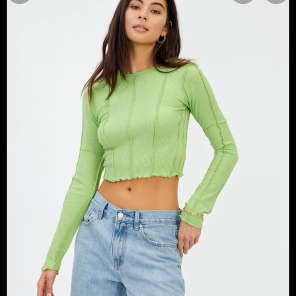 Green long sleeve shirt